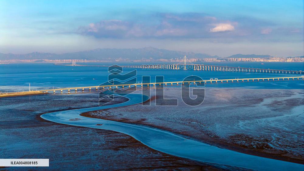 Jiaozhou Bay Bridge in Qingdao
