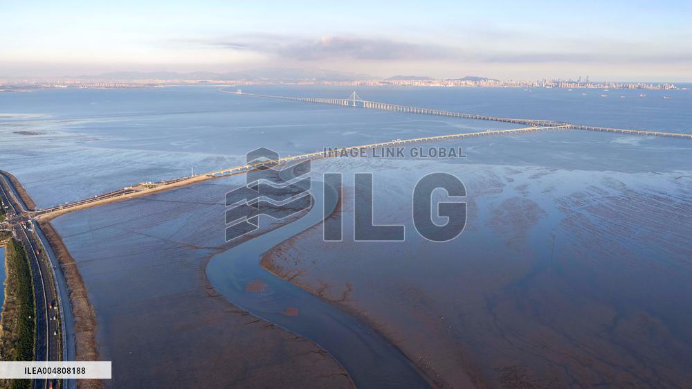 Jiaozhou Bay Bridge in Qingdao