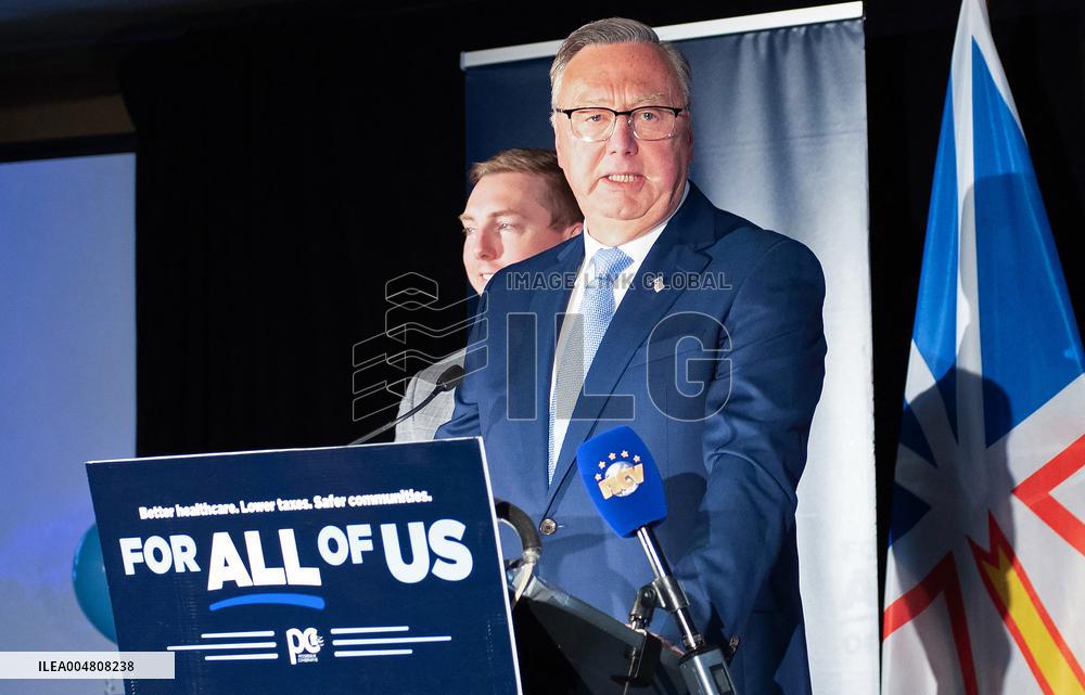Tony Wakeham After Election Win In Stephenville - Canada