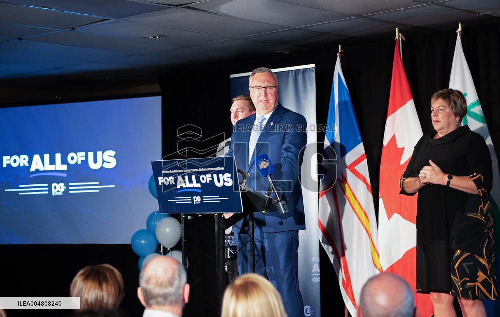 Tony Wakeham After Election Win In Stephenville - Canada