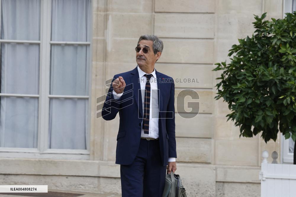 First Weekly Cabinet Meeting Of French Prime Minister Lecornu - Paris