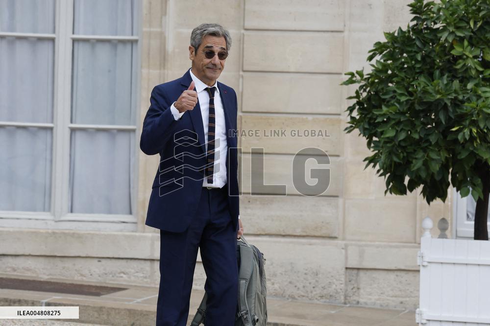 First Weekly Cabinet Meeting Of French Prime Minister Lecornu - Paris