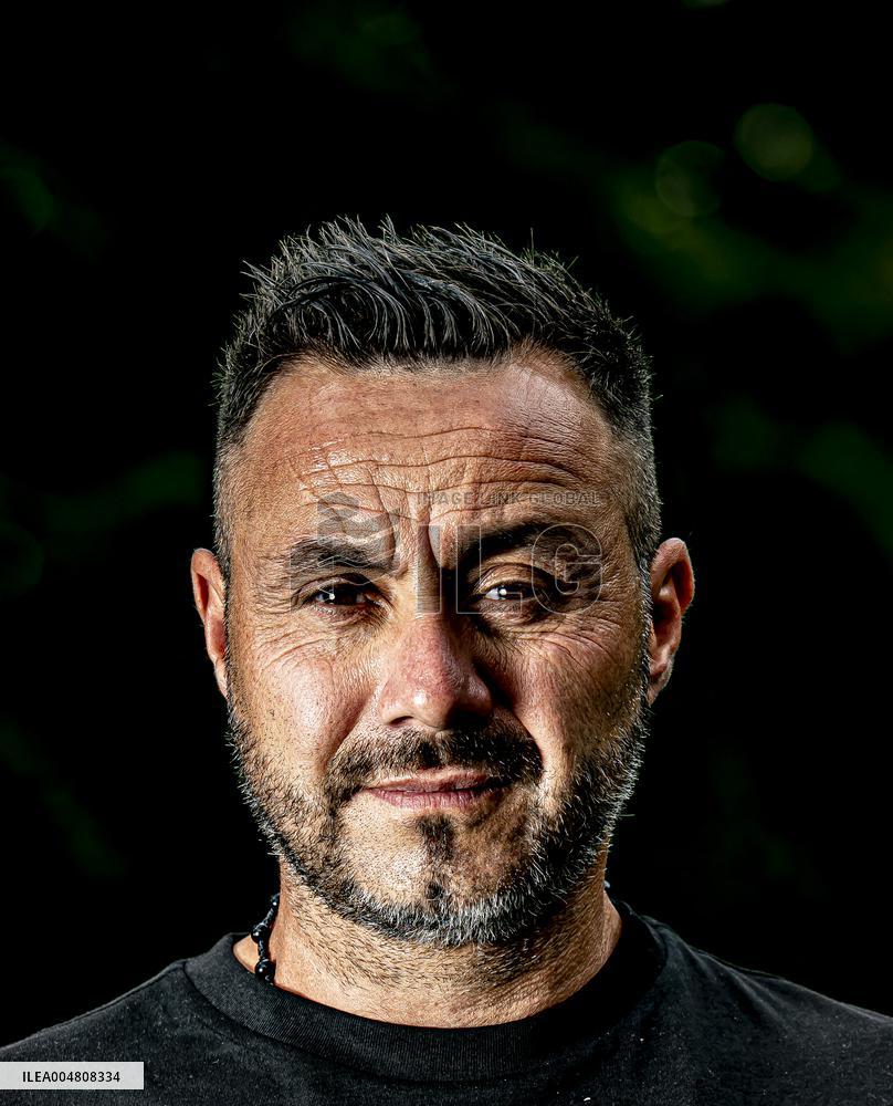 Roberto De Zerbi Portrait In Zeist - Netherlands