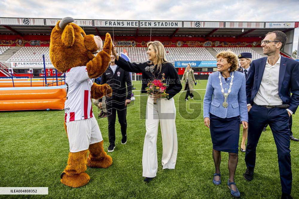 Queen Maxima Visits Oss - Netherlands