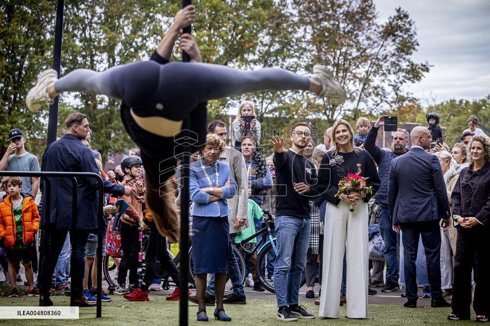 Queen Maxima Visits Oss - Netherlands