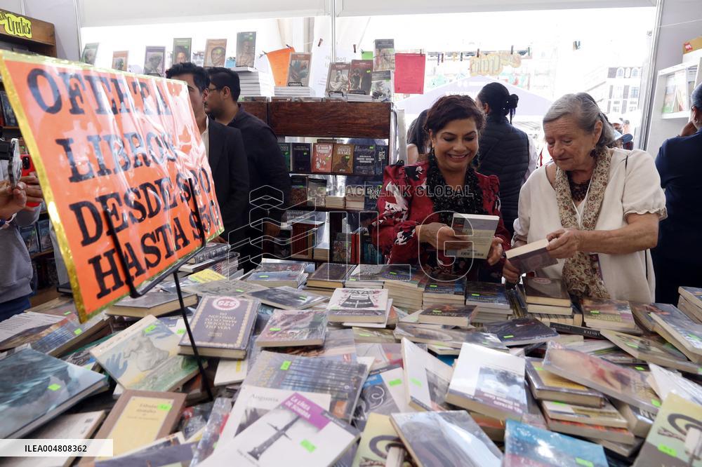 25th Zocalo International Book Fair Opening - Mexico City