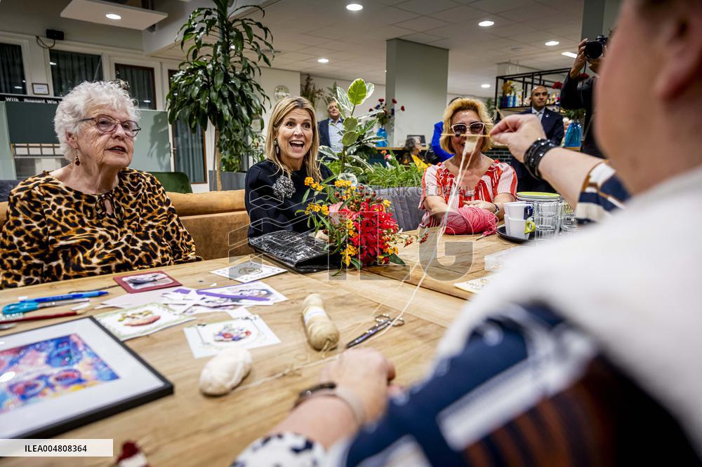 Queen Maxima Visits Oss - Netherlands