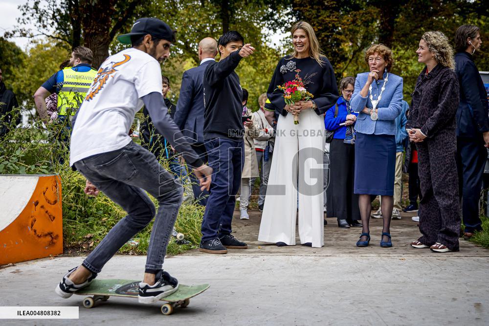 Queen Maxima Visits Oss - Netherlands