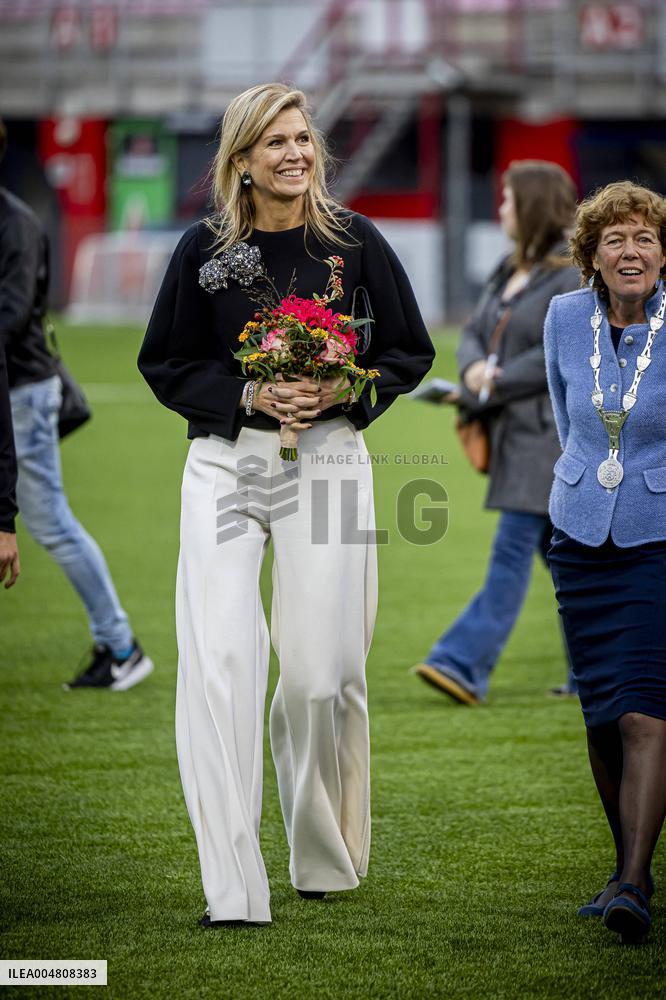 Queen Maxima Visits Oss - Netherlands