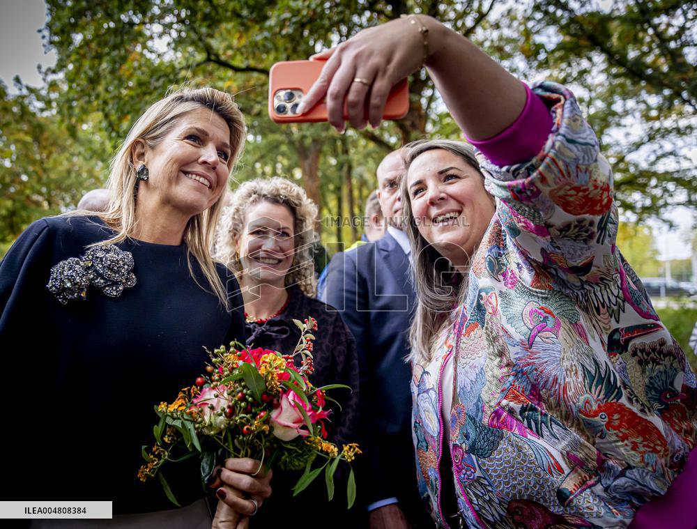 Queen Maxima Visits Oss - Netherlands