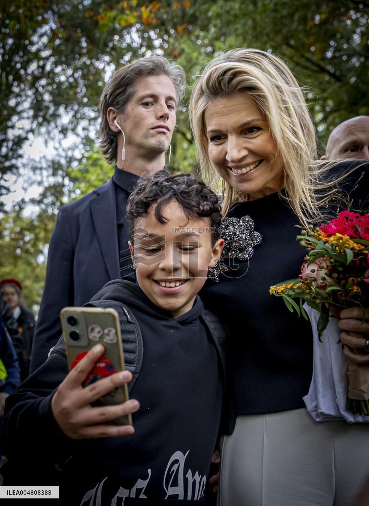 Queen Maxima Visits Oss - Netherlands