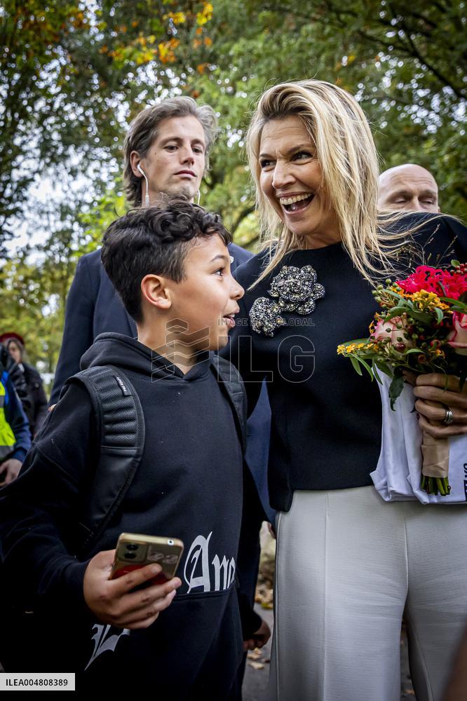 Queen Maxima Visits Oss - Netherlands