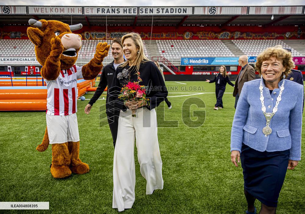 Queen Maxima Visits Oss - Netherlands