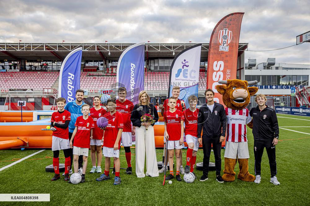 Queen Maxima Visits Oss - Netherlands