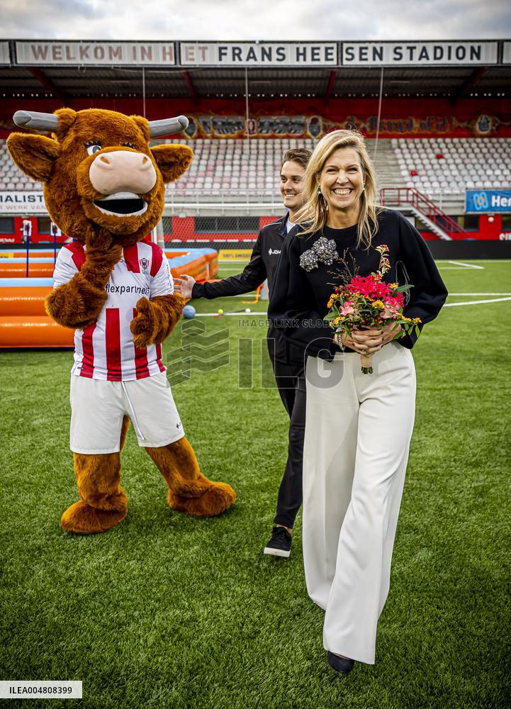 Queen Maxima Visits Oss - Netherlands