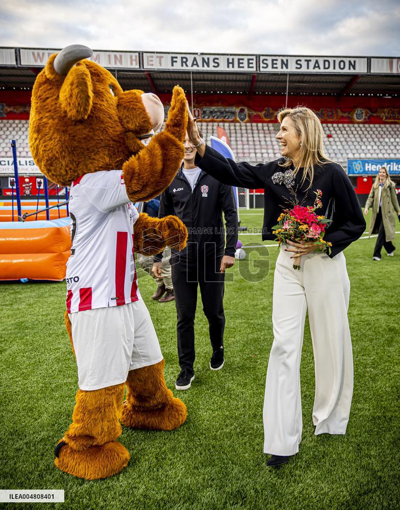 Queen Maxima Visits Oss - Netherlands