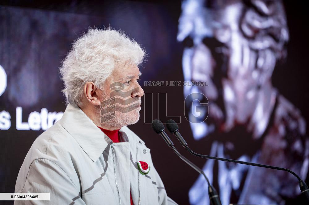 Pedro Almodovar At Julian Besteiro Arts And Letters Awards - Madrid
