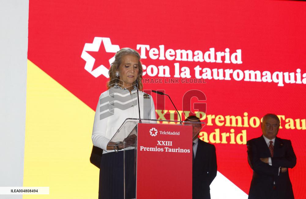 Infante Elena At Taurino de Telemadrid Awards - Madrid