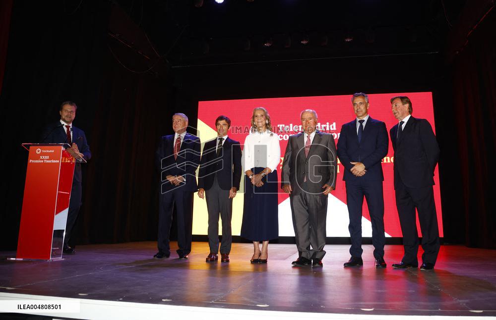 Infante Elena At Taurino de Telemadrid Awards - Madrid