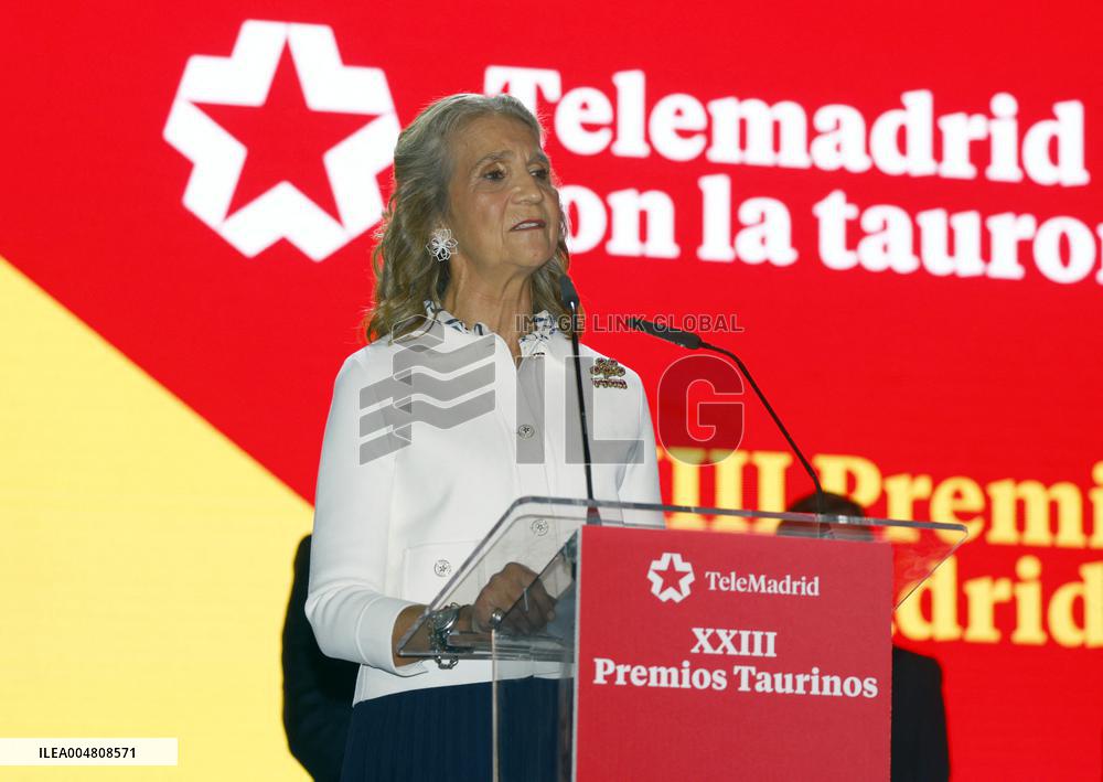 Infante Elena At Taurino de Telemadrid Awards - Madrid