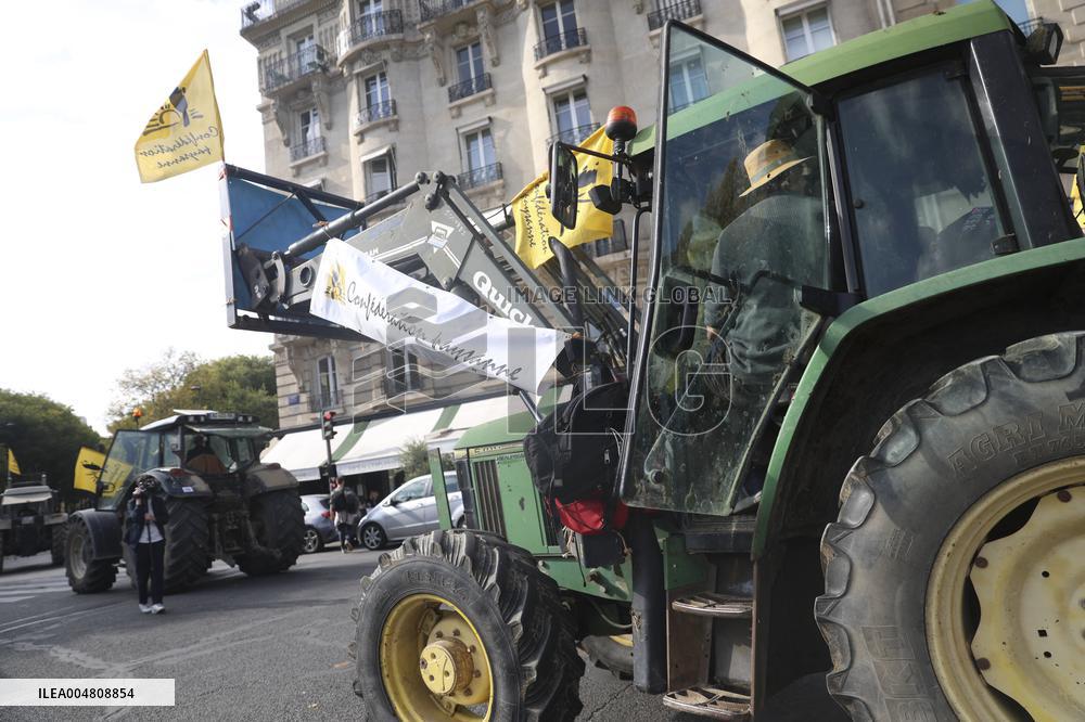 Protest Against the Mercosur Agreement - Paris