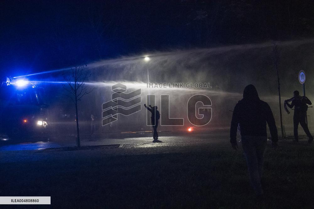 Demonstration Against the Italy-Israel Match - Italy