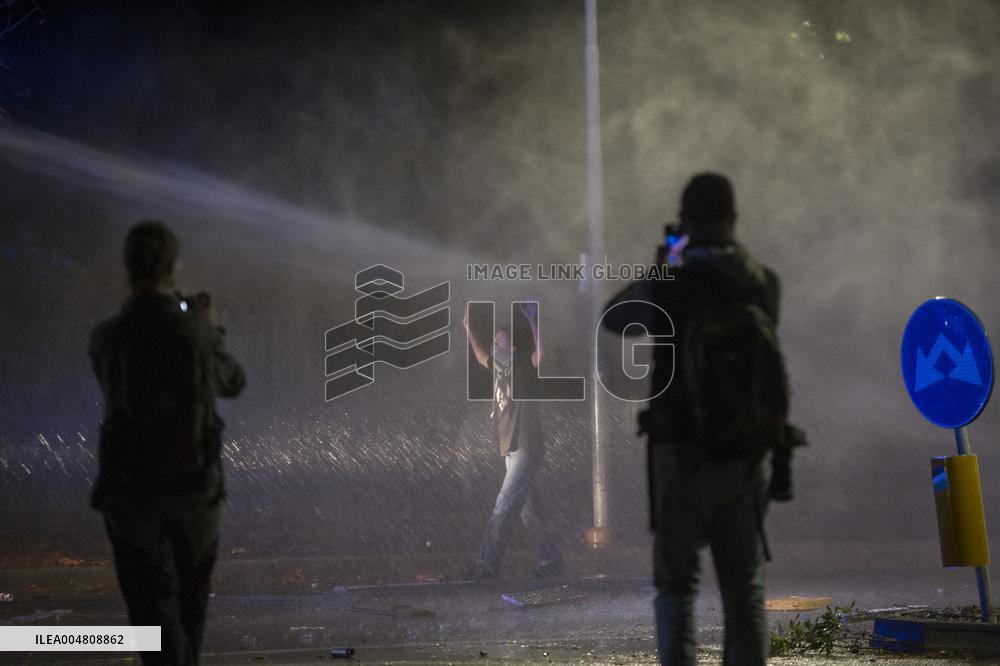 Demonstration Against the Italy-Israel Match - Italy