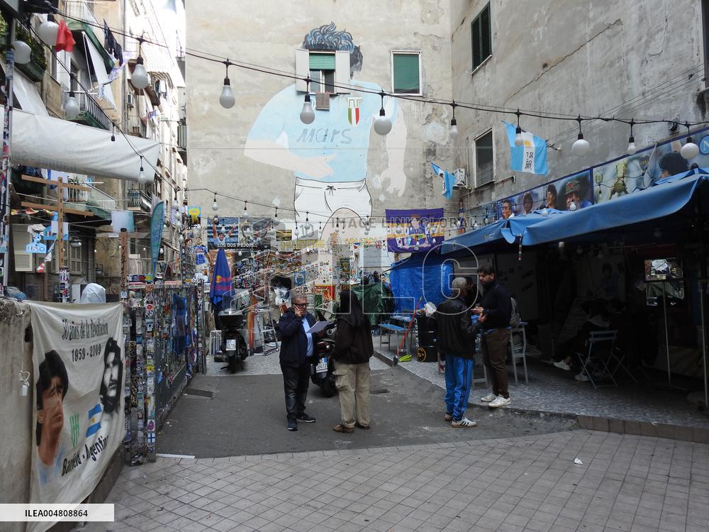 Maradona Mural - Naples