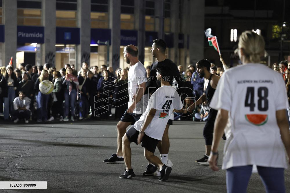 Symbolic Italy-Palestine Match Held In Rome