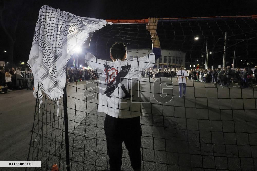 Symbolic Italy-Palestine Match Held In Rome