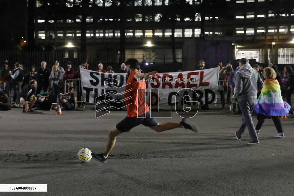 Symbolic Italy-Palestine Match Held In Rome