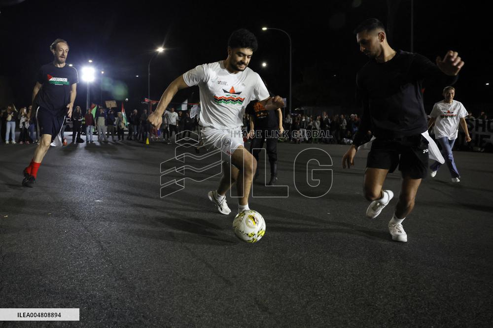 Symbolic Italy-Palestine Match Held In Rome