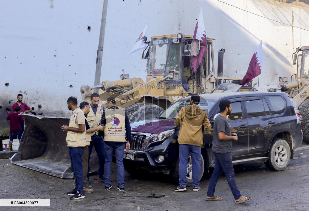 Gaza Streets Debris Removal