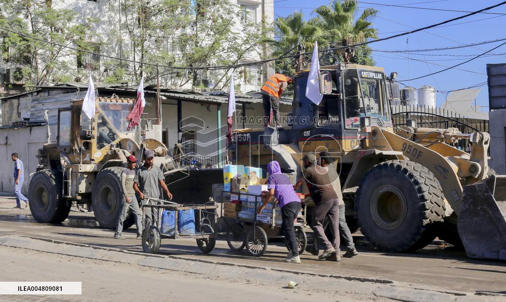 Gaza Streets Debris Removal