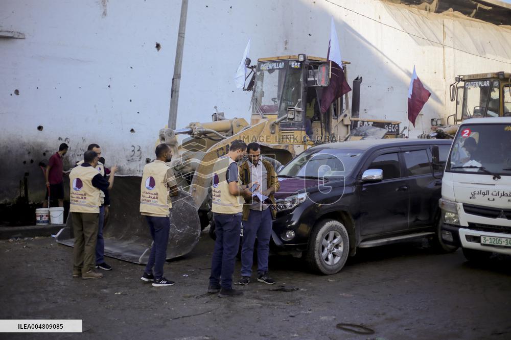 Gaza Streets Debris Removal