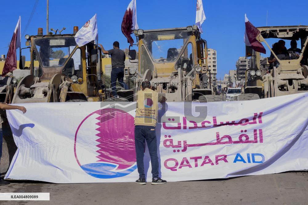 Gaza Streets Debris Removal