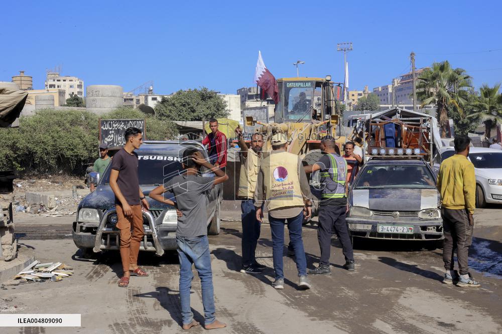 Gaza Streets Debris Removal
