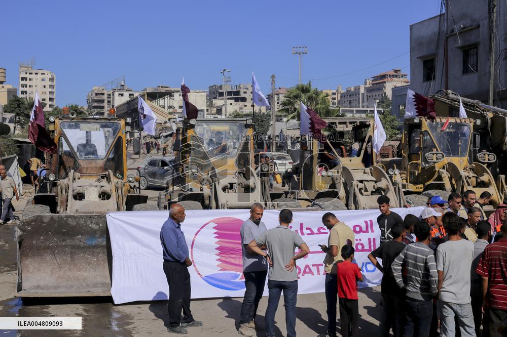 Gaza Streets Debris Removal