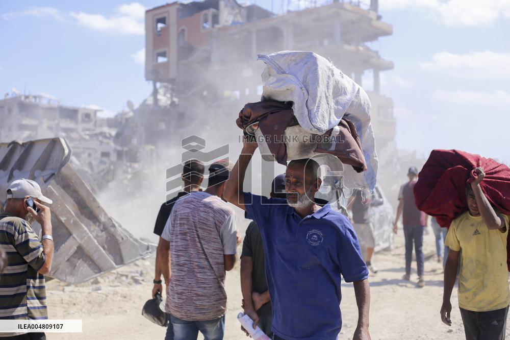 Gaza Streets Debris Removal