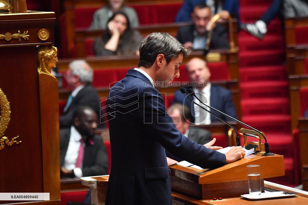 PM Lecornu General Policy Statement at The National Assembly - Paris