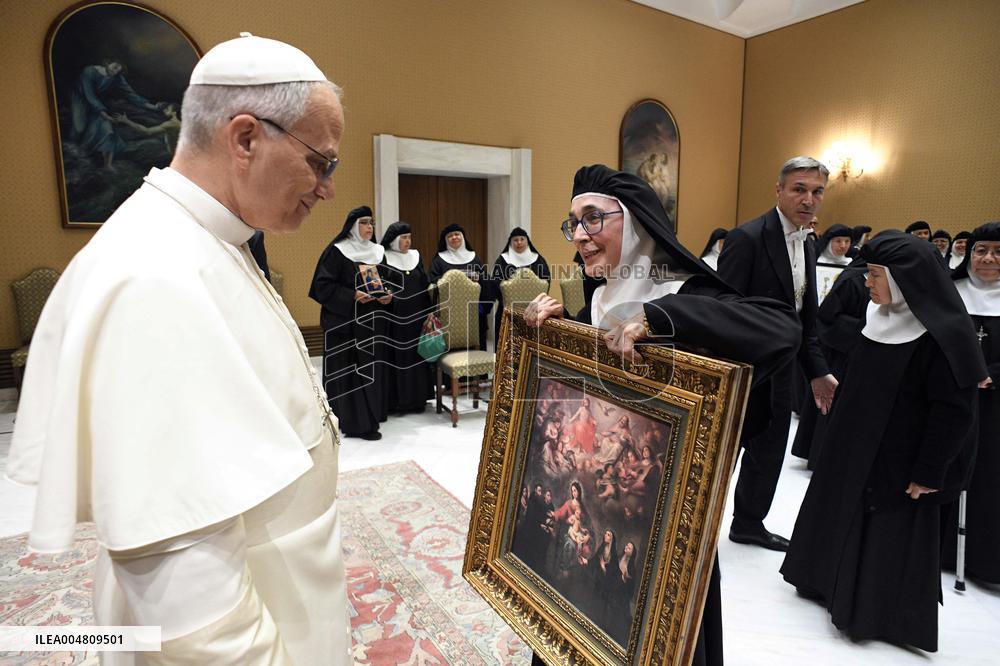 Pope Leo XIV Meets Mexican Augustinian Recollect Sisters - Vatican