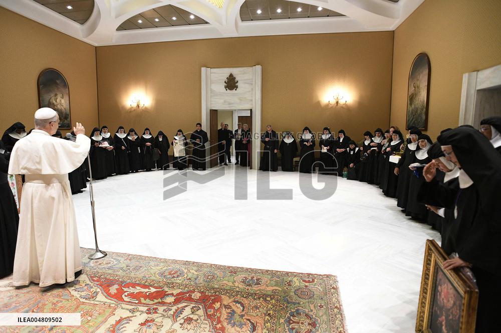 Pope Leo XIV Meets Mexican Augustinian Recollect Sisters - Vatican