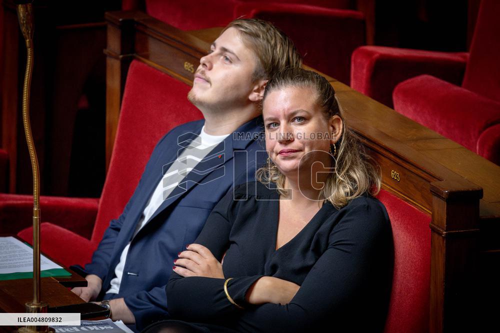 Session of questions to the government at The National Assembly - Paris AJ