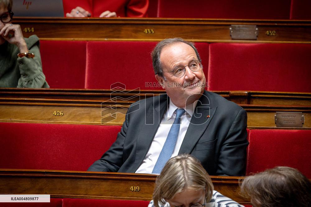 Session of questions to the government at The National Assembly - Paris AJ