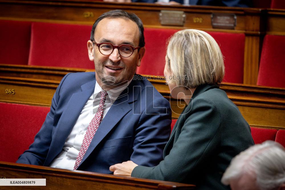 Session of questions to the government at The National Assembly - Paris AJ