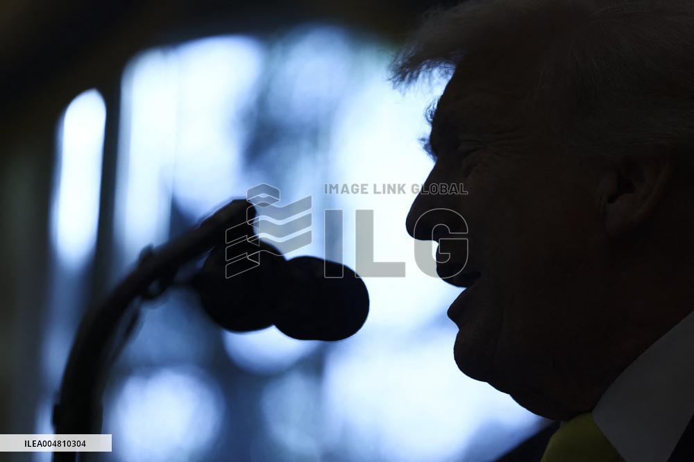 US President Donald Trump and FBI Director Kash Patel speak in the Oval Office
