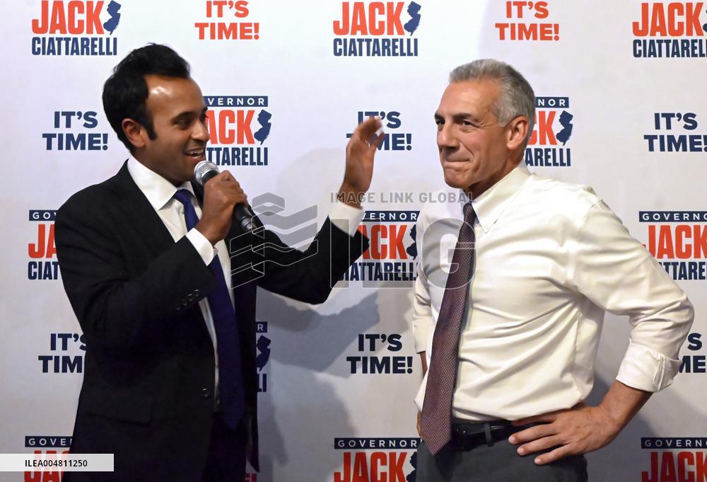 Jack Ciattarelli and Vivek Ramaswamy Campaign in New Jersey