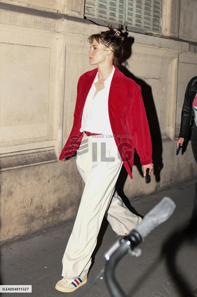 Kristen Stewart Leaves Her Set - Paris