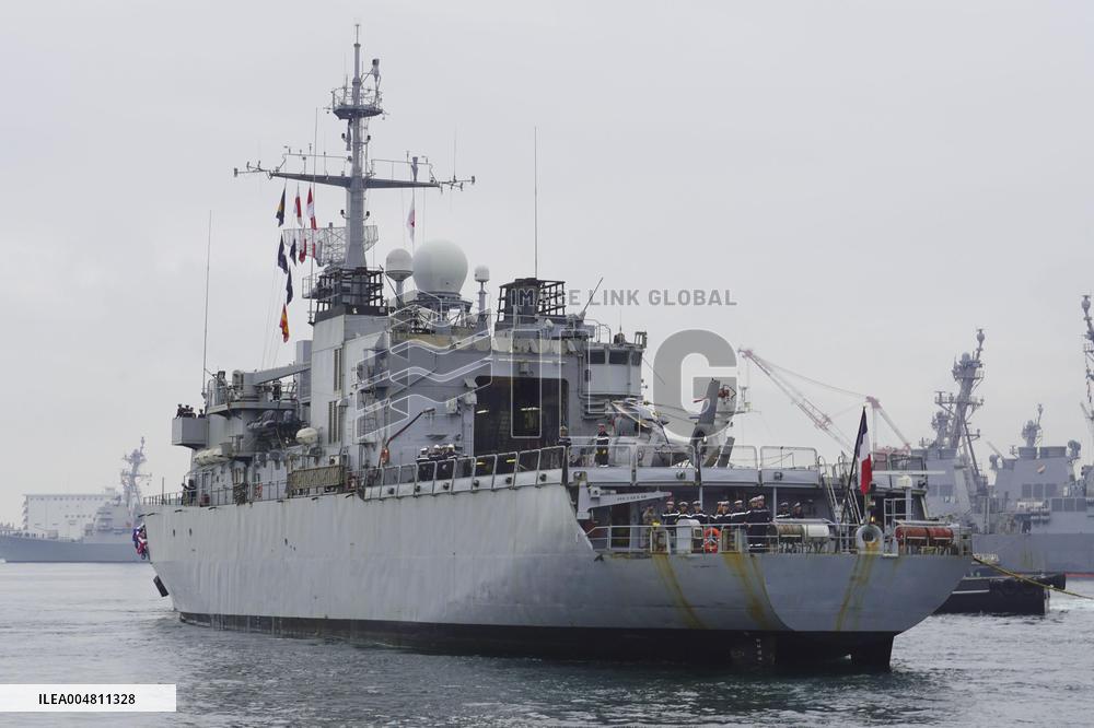 French Navy frigate visits Yokosuka