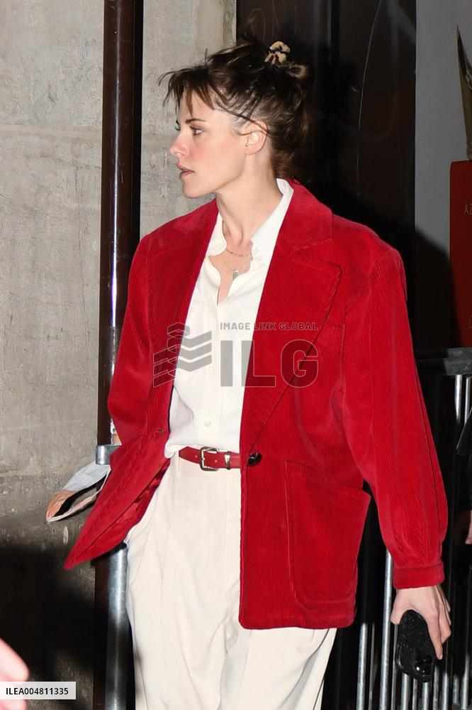 Kristen Stewart Leaves Her Set - Paris